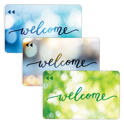 welcome lights key card-plicards
