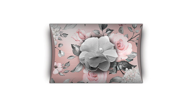 pillow box flower-plicards
