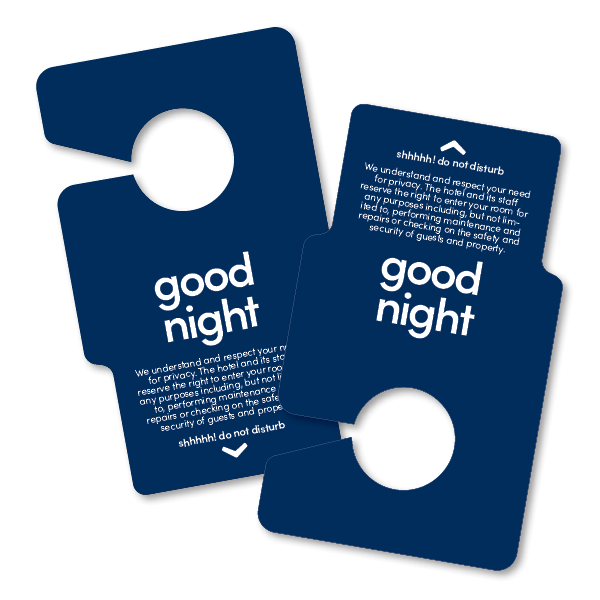 door hangers park inn-plicards