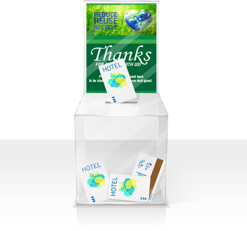 ez key card return box reduce reuse recycle-plicards