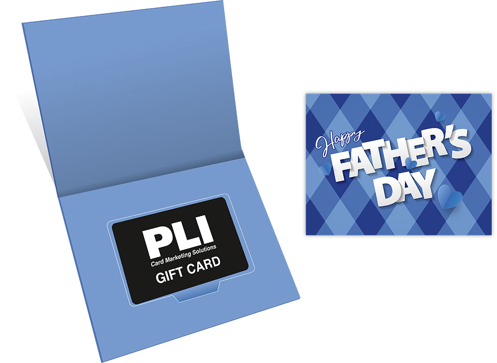 folded hinged holder fatherblue-plicards