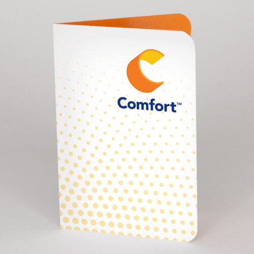 comfort presentation folder-plicards