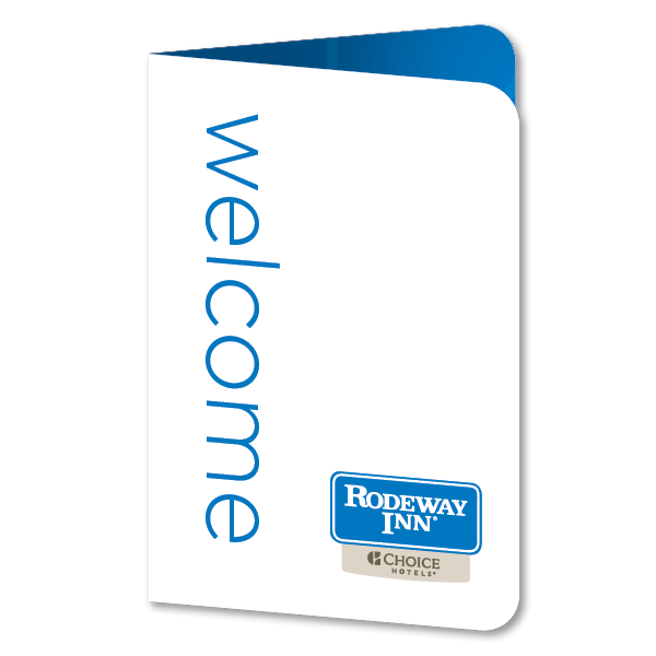 rodeway inn presentation folder-plicards