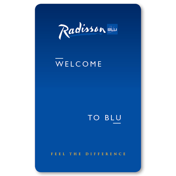 key card radisson blu-plicards