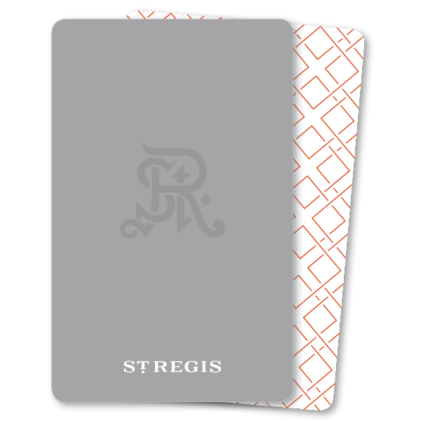 st. regis gray urban key card-plicards