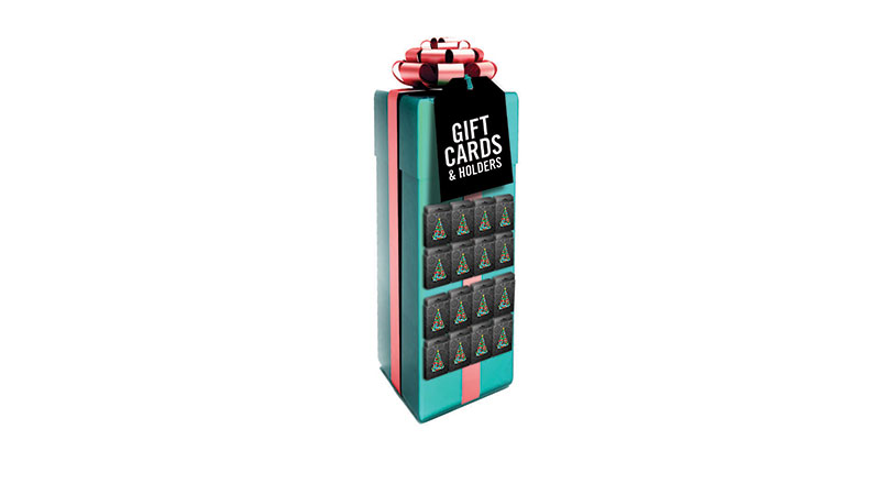 displays christmas gift-plicards