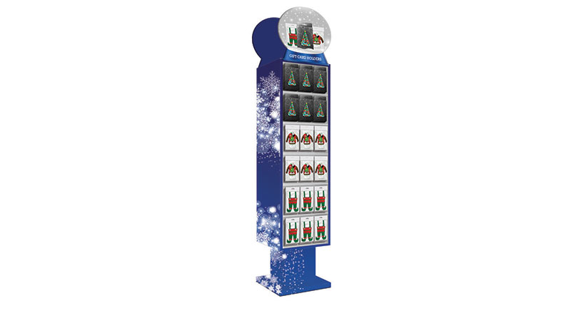 displays snowflakes-plicards