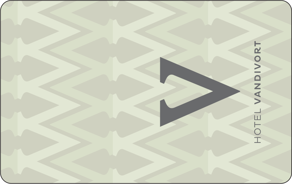 key and magstripe card hotel vandivort front three-plicards