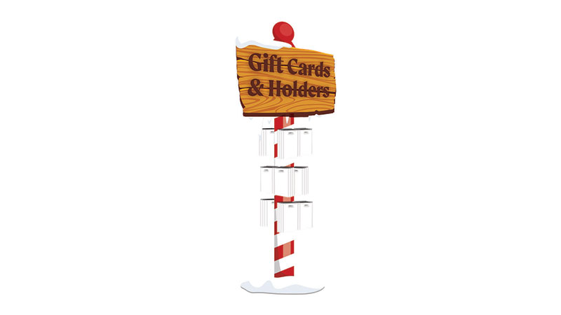 displays north pole-plicards