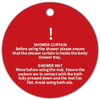 robe/shower hanger red-plicards
