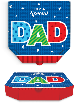 Pizza Box Gift Card Holder DAD-plicards