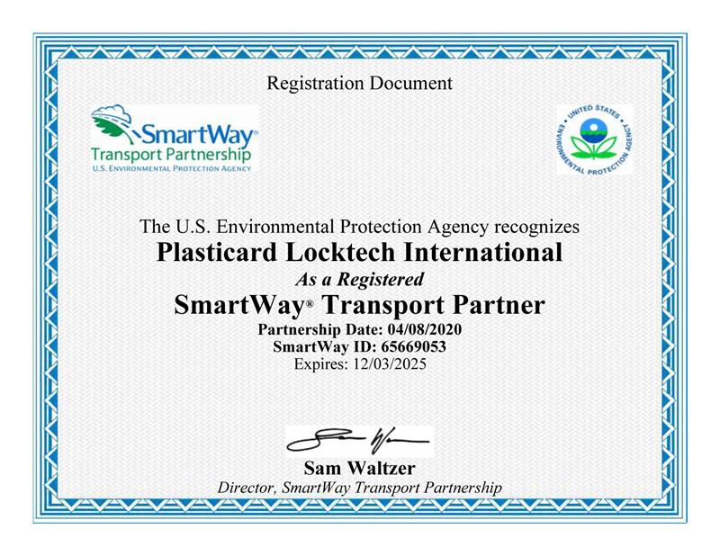PLI Renews with the U.S. EPA SmartWay