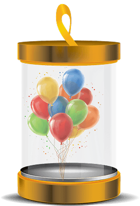 Birthday empty Cylinde