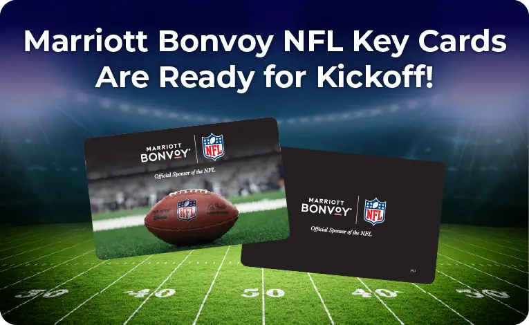 Marriott Bonvoy NFL Key Cards Are Ready for Kickoff